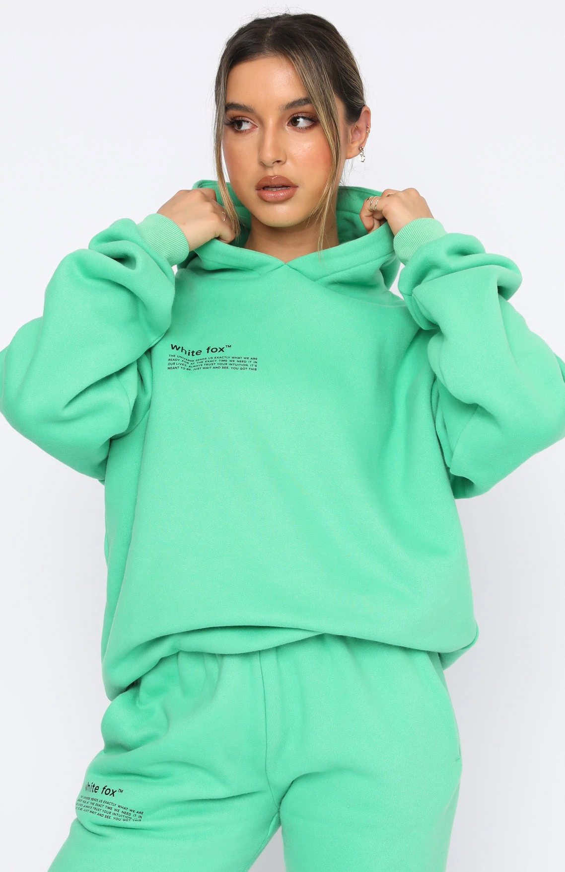 She's A Baddie Hoodie Jolly Green 2 She's A Baddie Hoodie Jolly Green - Image 2