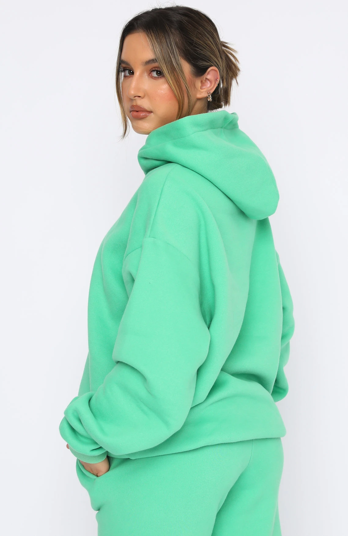 She's A Baddie Hoodie Jolly Green 4 She's A Baddie Hoodie Jolly Green - Image 4