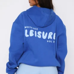 Leisure Series Oversized Hoodie Cobalt -Cheap Vog Unique Store 03.11.2213806