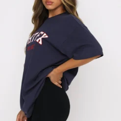 Varsity Tee Dusty Navy -Cheap Vog Unique Store 03.12.20p2 088