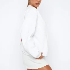 Love Club Oversized Sweater Grey Marle -Cheap Vog Unique Store 05.01.223367 scaled