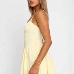 Never Been Hurt Mini Dress Lemon -Cheap Vog Unique Store 05.04.2324525