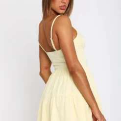 Never Been Hurt Mini Dress Lemon -Cheap Vog Unique Store 05.04.2324530