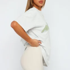 Catch You Out Oversized Tee Grey Marle -Cheap Vog Unique Store 07.07.230125
