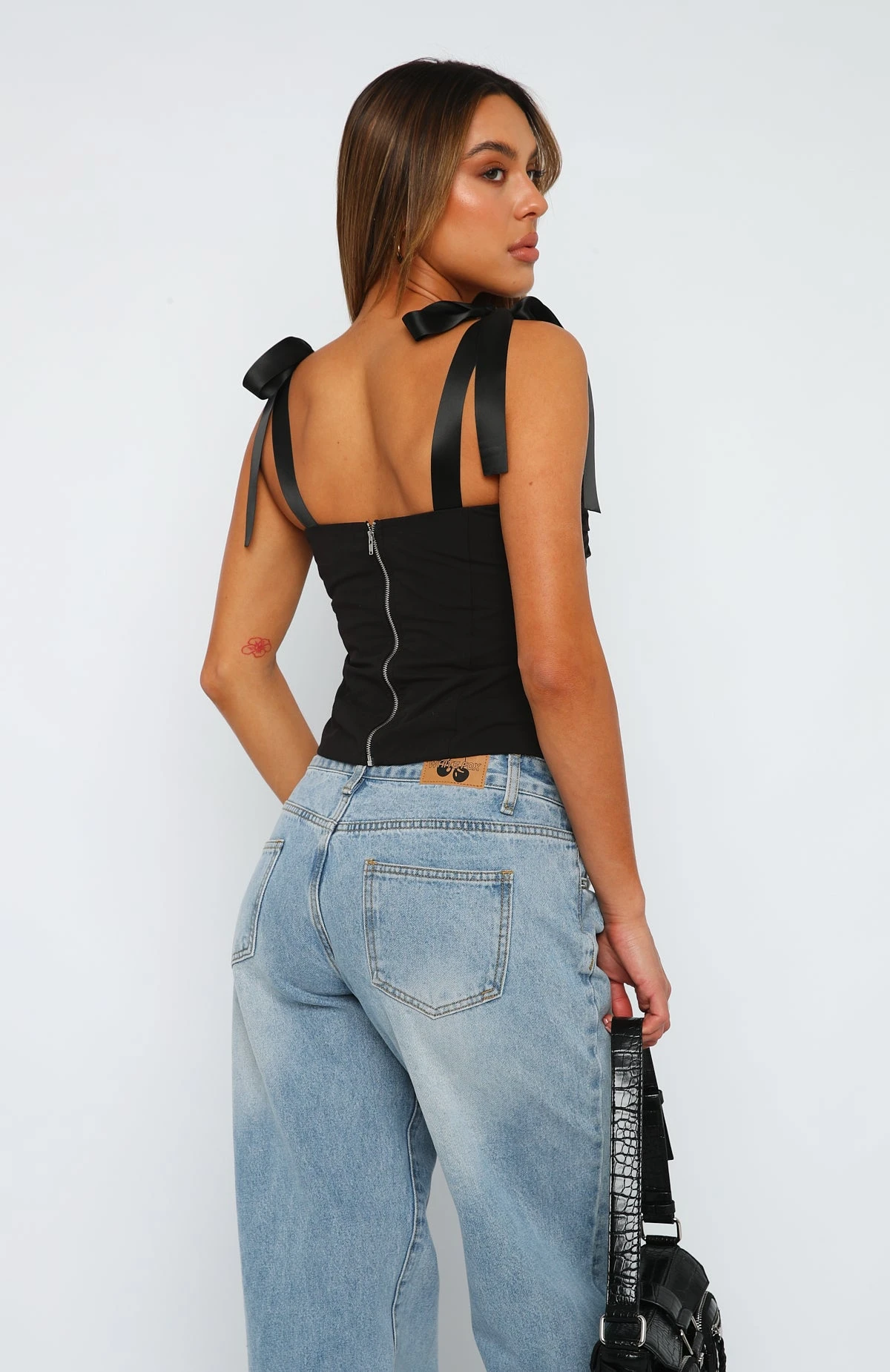 Queen Bee Top Black 4 Queen Bee Top Black - Image 4