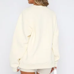 Take Me To Paris Oversized Sweater Cream -Cheap Vog Unique Store 08.06.2332058
