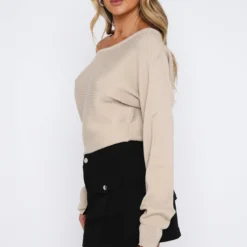 Cover Me Up Knit Sweater Oat -Cheap Vog Unique Store 08.06.2332355