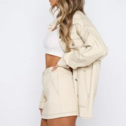 Meet Me Backstage Oversized Jacket Cream -Cheap Vog Unique Store 08.06.2332601