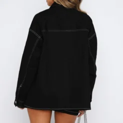 Meet Me Backstage Oversized Jacket Dark Charcoal -Cheap Vog Unique Store 08.06.2332649