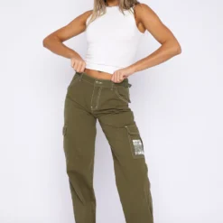 Back On Top Jeans Khaki -Cheap Vog Unique Store 08.09.22 256