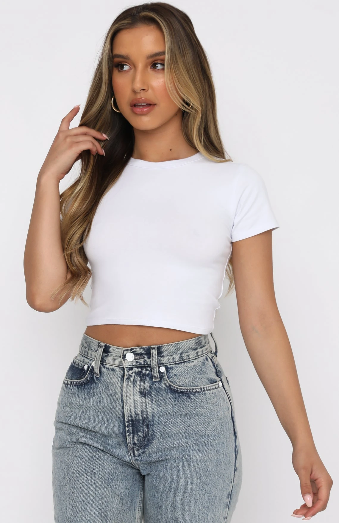 Switching Sides Crop White 2 Switching Sides Crop White - Image 2