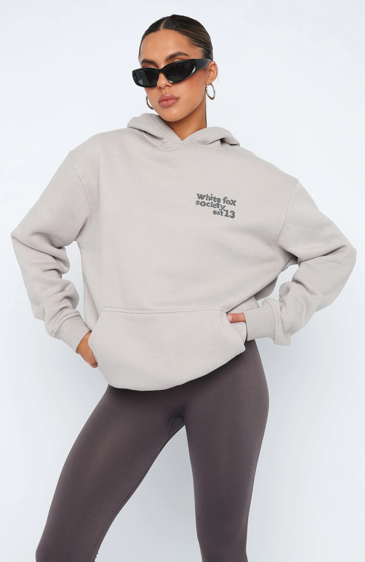 Enough Said Oversized Hoodie Moon 2 Enough Said Oversized Hoodie Moon - Image 2