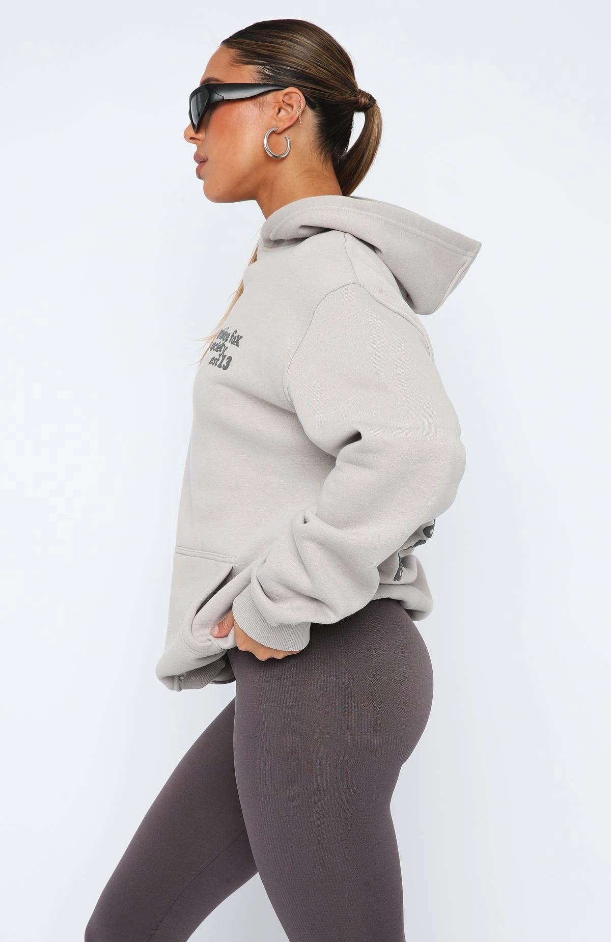 Enough Said Oversized Hoodie Moon 3 Enough Said Oversized Hoodie Moon - Image 3