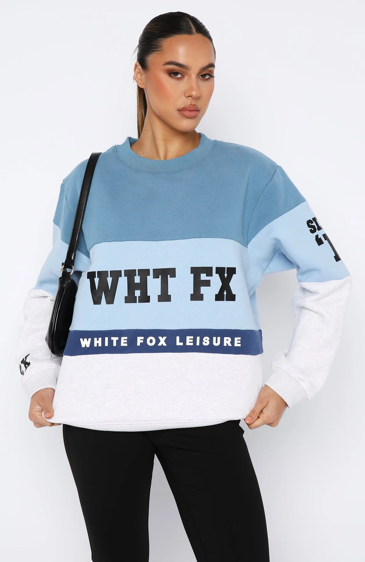 Latest And Greatest Oversized Sweater Dusty Blue 2 Latest And Greatest Oversized Sweater Dusty Blue - Image 2