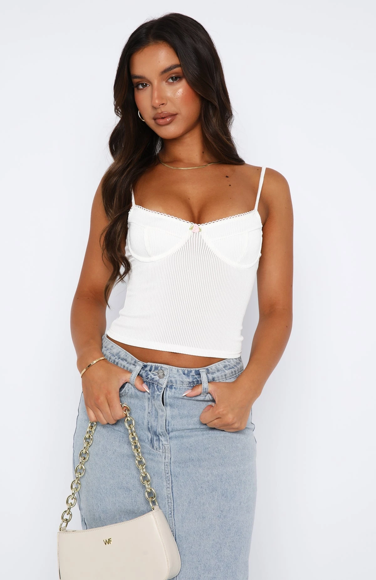 Whatever Comes Bustier White 2 Whatever Comes Bustier White - Image 2