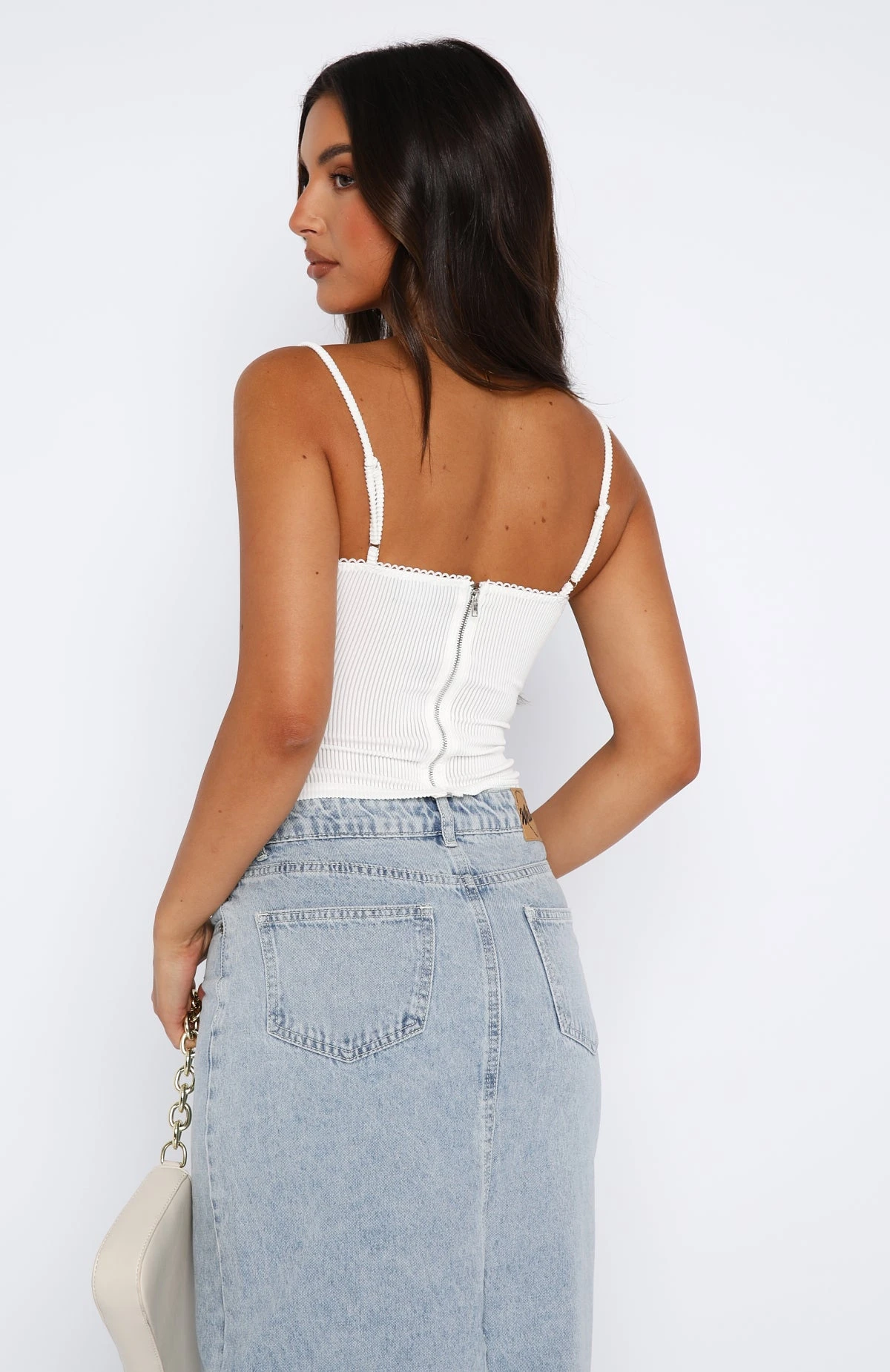 Whatever Comes Bustier White 4 Whatever Comes Bustier White - Image 4