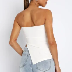 One More Night Strapless Top White -Cheap Vog Unique Store 11.08.2347922