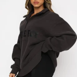 High Standard Zip Front Sweater Shadow -Cheap Vog Unique Store 13.05.21 802