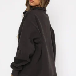 High Standard Zip Front Sweater Shadow -Cheap Vog Unique Store 13.05.21 805