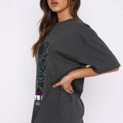 New Dimension Oversized Tee Charcoal -Cheap Vog Unique Store 13.10.227113 d62128b3 89fe 49ca 8f6a 1b5943c46a75