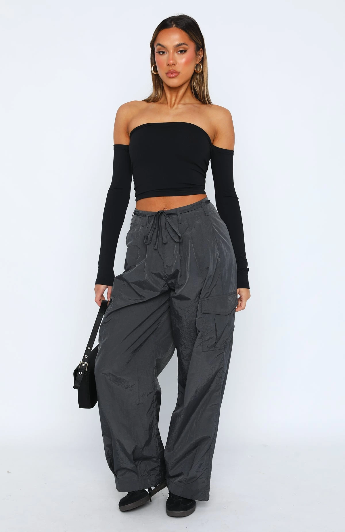 Pump It Louder Pants Charcoal 2 Pump It Louder Pants Charcoal - Image 2