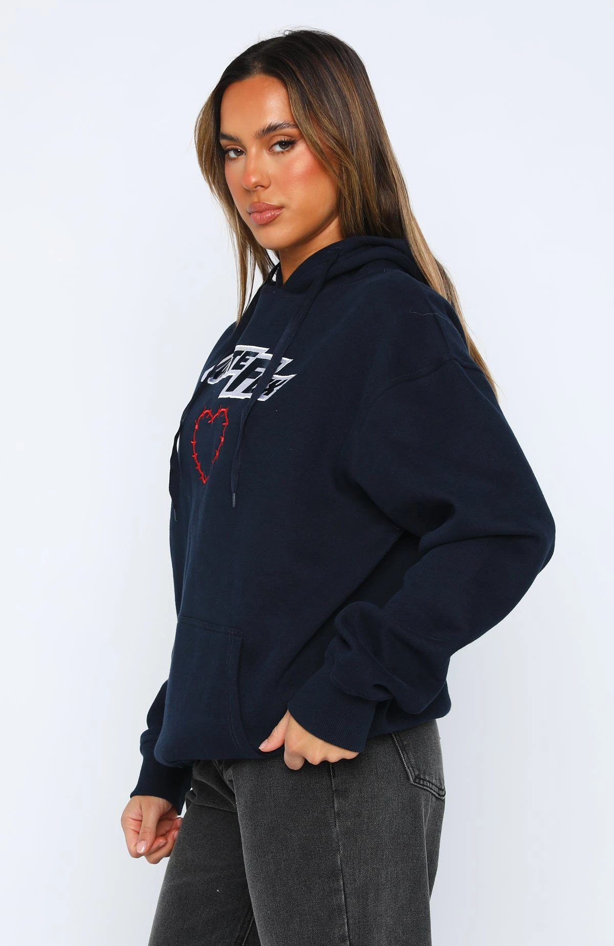 Need To Have It Oversized Hoodie Dark Navy 3 Need To Have It Oversized Hoodie Dark Navy - Image 3