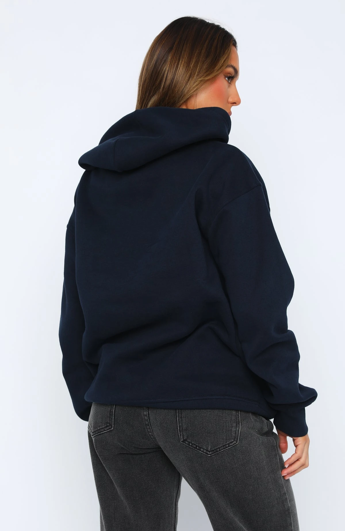 Need To Have It Oversized Hoodie Dark Navy 4 Need To Have It Oversized Hoodie Dark Navy - Image 4