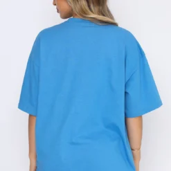 Offstage Oversized Tee Azure -Cheap Vog Unique Store 15.10.21 435