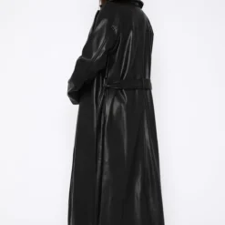 Rainy Day PU Trench Coat Black 15 Rainy Day PU Trench Coat Black -Cheap Vog Unique Store 16.03.2321453