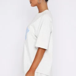 Give It Away Oversized Tee Grey Marle -Cheap Vog Unique Store 17.11.2214848