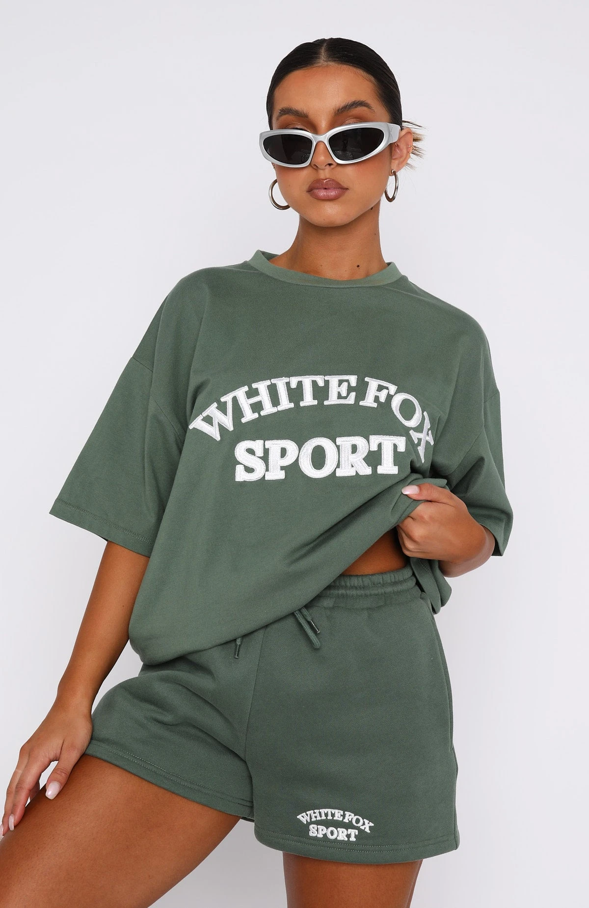 Sports Edition Oversized Tee Dusty Olive 2 Sports Edition Oversized Tee Dusty Olive - Image 2