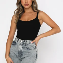 Hang On To Love Bodysuit Black -Cheap Vog Unique Store 18.05.21 601