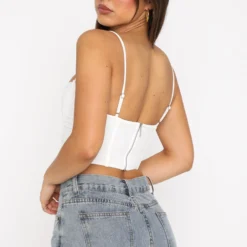 Out Of Focus Bustier White -Cheap Vog Unique Store 18.08.22 134