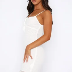 Find Me Outside Mini Dress White -Cheap Vog Unique Store 18.08.2349827