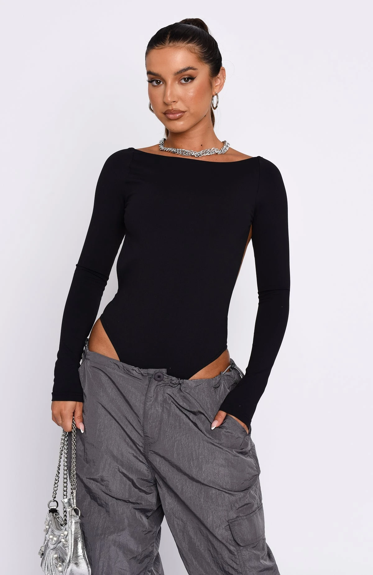 You've Got The Love Long Sleeve Bodysuit Black 4 You've Got The Love Long Sleeve Bodysuit Black - Image 4