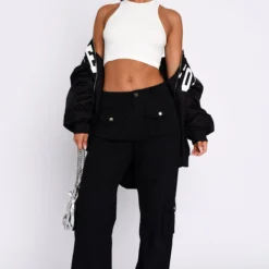 Clear My Mind Pants Black -Cheap Vog Unique Store 19.01.231179