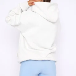 Give It Away Oversized Hoodie Grey Marle -Cheap Vog Unique Store 20.10.2210175