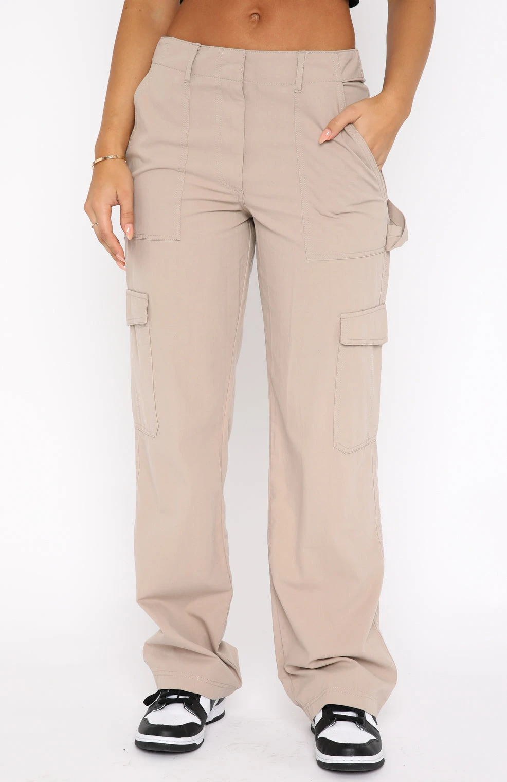 Know Your Worth Pants Beige 2 Know Your Worth Pants Beige - Image 2