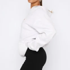 We're Out Here Oversized Hoodie Grey Marle -Cheap Vog Unique Store 22.06.2335403