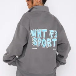 Sport Series Zip Front Sweater Charcoal -Cheap Vog Unique Store 22.12.2219972