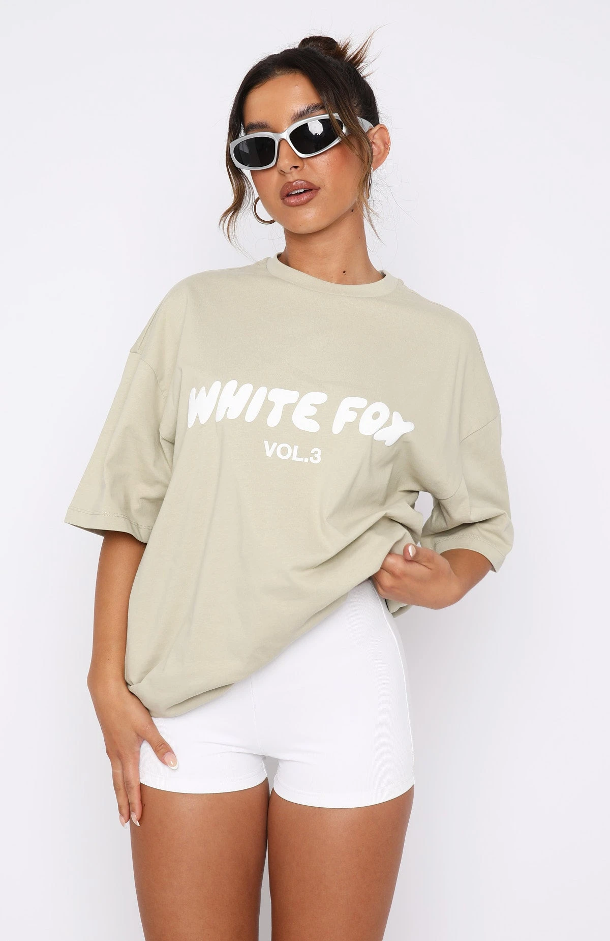 Offstage Oversized Tee Moss 2 Offstage Oversized Tee Moss - Image 2