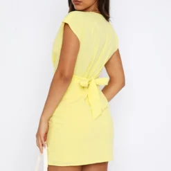 Make It Shine Mini Dress Yellow -Cheap Vog Unique Store 24.08.2350793