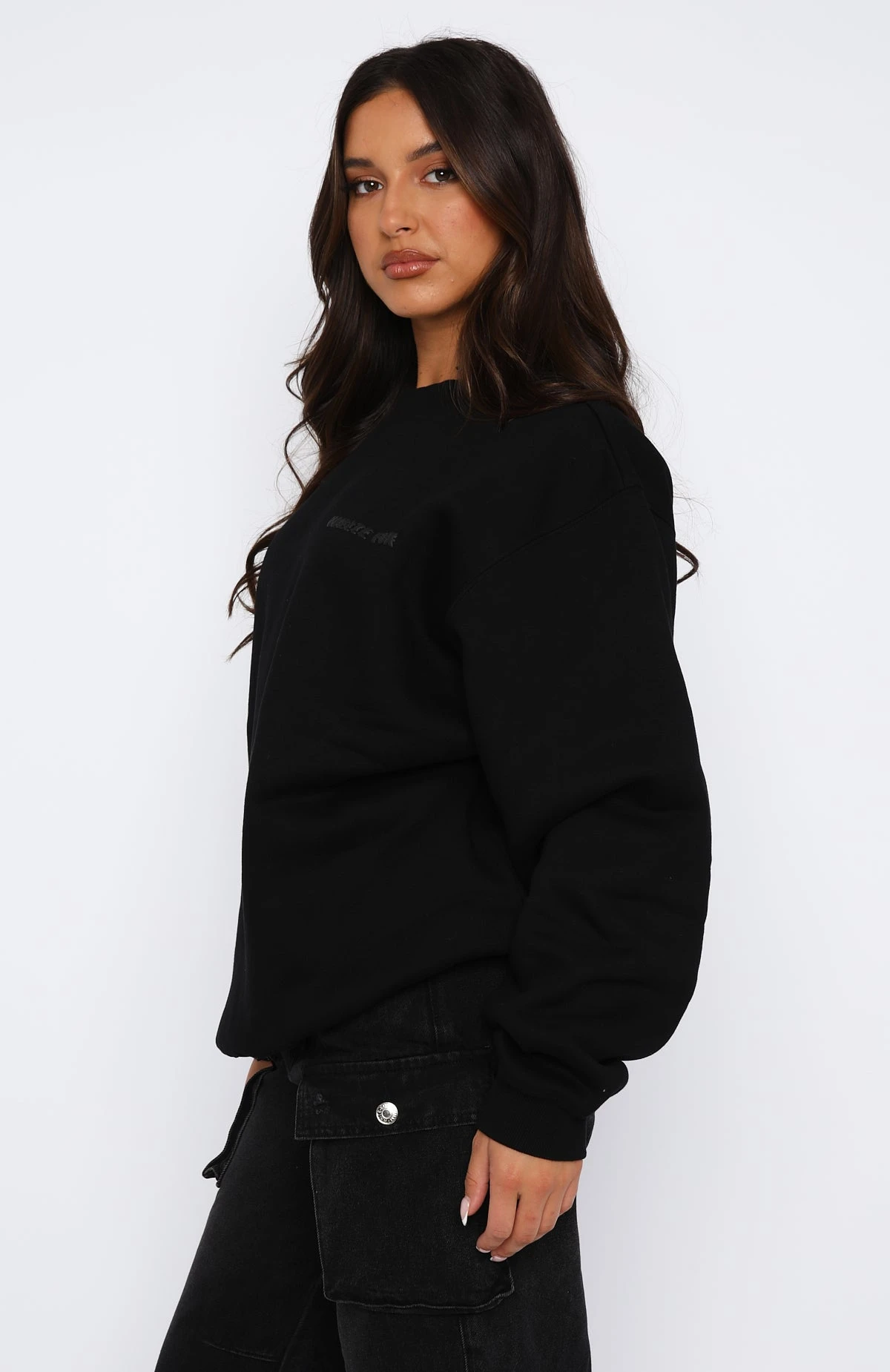 All A Blur Oversized Sweater Black 3 All A Blur Oversized Sweater Black - Image 3