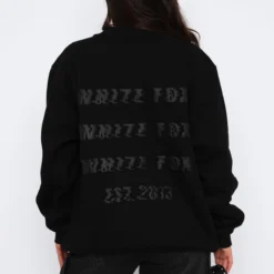 All A Blur Oversized Sweater Black 8 All A Blur Oversized Sweater Black -Cheap Vog Unique Store 24.08.2351804