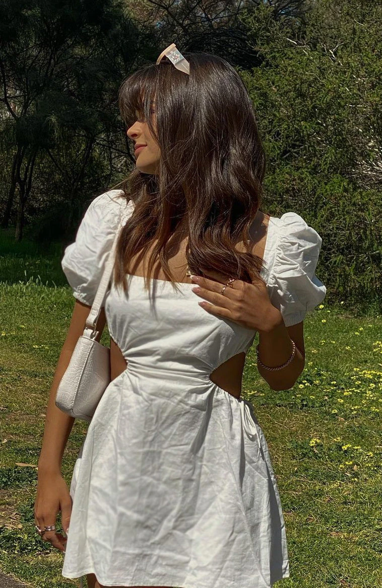 Different Girl Mini Dress White 10 Different Girl Mini Dress White - Image 10