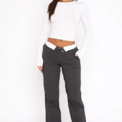 Don't Mess Around Pants Charcoal 12 Don't Mess Around Pants Charcoal -Cheap Vog Unique Store 27.07.22 942