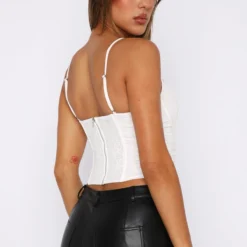 Make You Smile Bustier White -Cheap Vog Unique Store 27.07.2342880