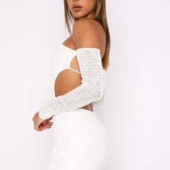Summer's Over Long Sleeve Mini Dress White -Cheap Vog Unique Store 27.07.2343273