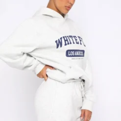 Varsity Vibe Hoodie Grey Marle -Cheap Vog Unique Store 28.04.22 1072