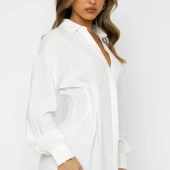 Feels Like A Holiday Shirt Dress White 11 Feels Like A Holiday Shirt Dress White -Cheap Vog Unique Store 28.07.21 1184